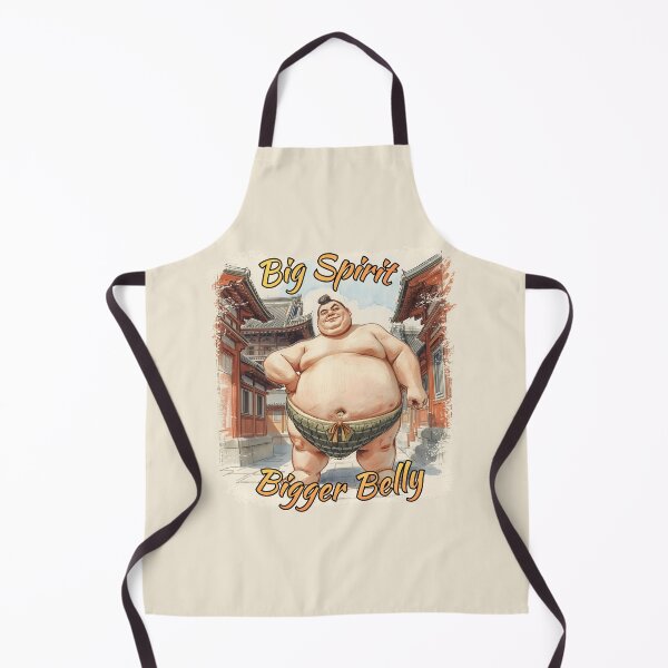 Item preview, Big Spirit, Bigger Belly – Funny Sumo Warrior Design designed and sold by TestudoDesign.