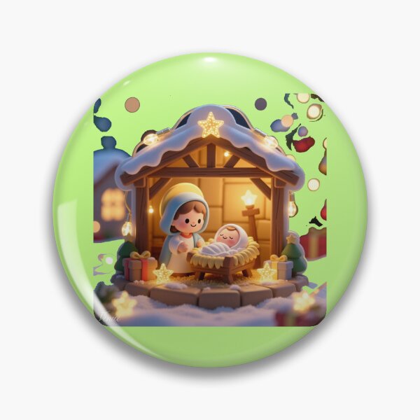 Item preview, Savior Born in David’s Town – 3D Christmas Light Label ,  designed and sold by PaintMeWorld.