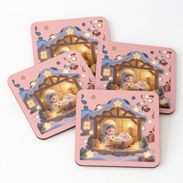 Item preview, Savior Born in David’s Town – 3D Christmas Light Label ,  designed and sold by PaintMeWorld.