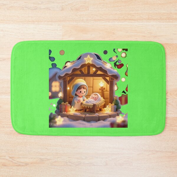 Item preview, Savior Born in David’s Town – 3D Christmas Light Label ,  designed and sold by PaintMeWorld.