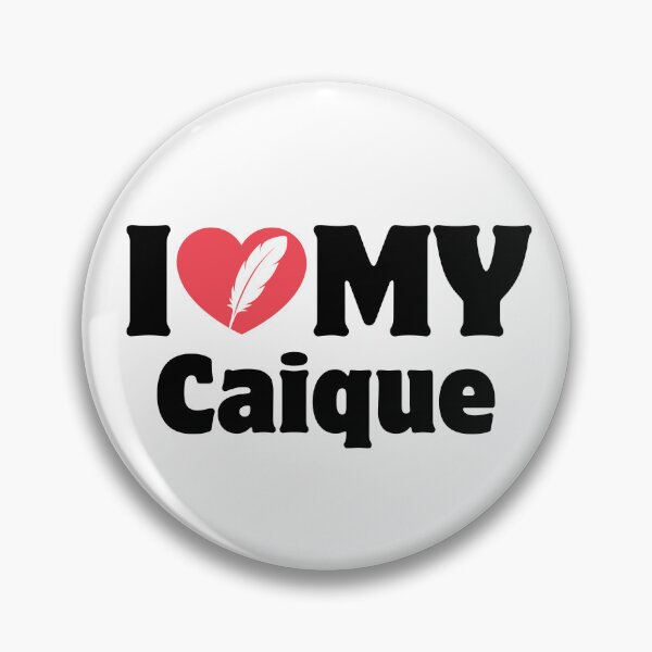 Item preview, Heart Icon Simple Typography I Love My Caique designed and sold by LoviqueLab.