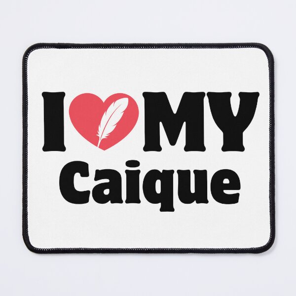 Item preview, Heart Icon Simple Typography I Love My Caique designed and sold by LoviqueLab.