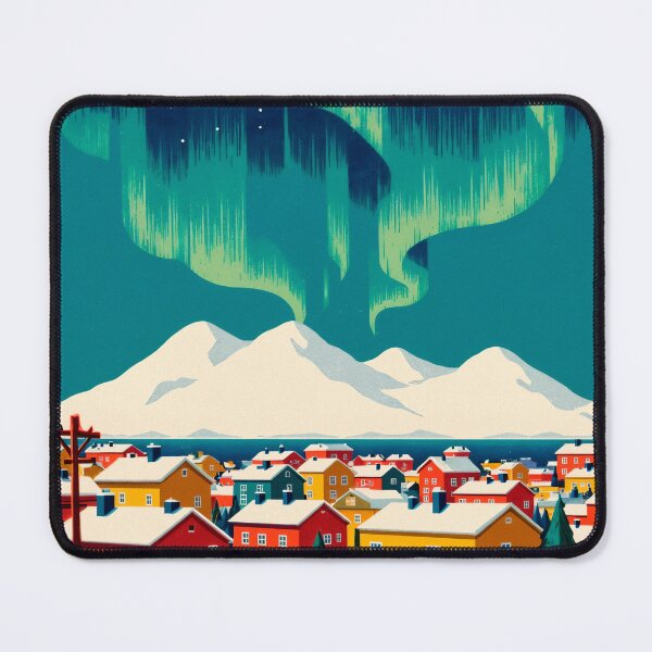 Item preview, Aurora Borealis Reykjavik Island Travel Card designed and sold by store52.