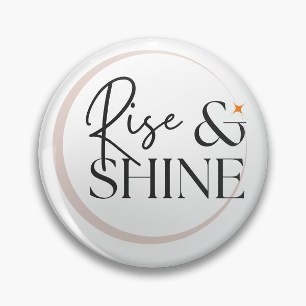 Item preview, Rise & Shine – Elegant Baroque Logo with Crescent Moon & Star designed and sold by TeesHearts100.