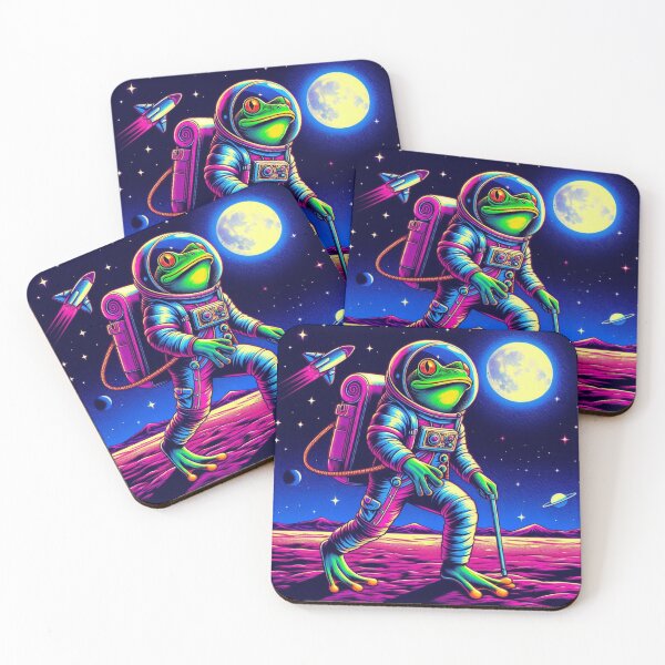 Item preview, Cute astronaut frog  designed and sold by Dogandesighn.