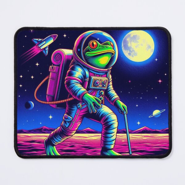 Item preview, Cute astronaut frog designed and sold by Dogandesighn.