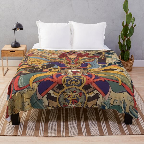 Item preview, Anime Dragon Warrior – Ukiyo-e Japanese Fantasy with Mount Fuji designed and sold by Vandy Fullam.