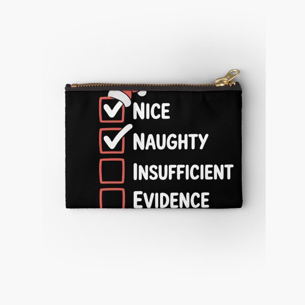 Item preview, Cute Naughty Nice Meter Festive Christmas Checklist designed and sold by Lora Art.