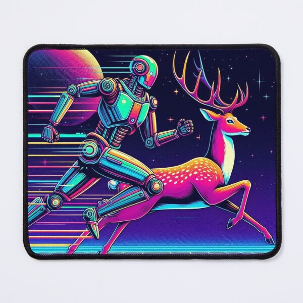 Item preview, robot and deer running designed and sold by Dogandesighn.