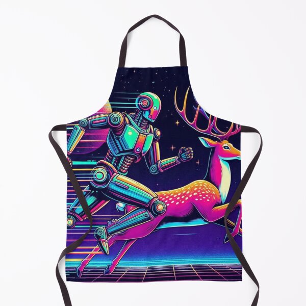 Item preview, robot and deer running designed and sold by Dogandesighn.