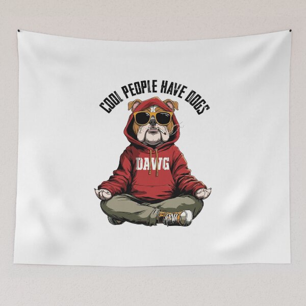 Item preview, Cool people have dogs designed and sold by The Retro Tee.