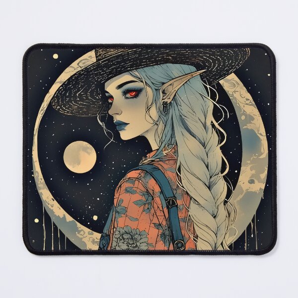 Item preview, Mystical, rural, and beautifully eerie Elf Girl  designed and sold by Neer arts.