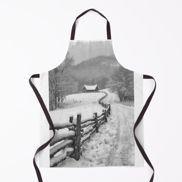 Item preview, Winter Snow Landscape Black and White Photographic Print designed and sold by Mother-Nature65.