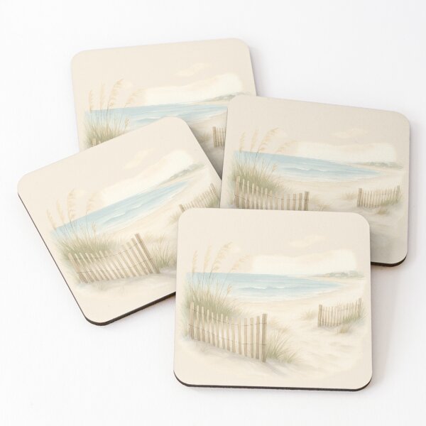 Item preview, Florida Coastal Beach Dunes Art – Soft 30A Seaside designed and sold by POD DYNASTY | Original Print On Demand T-Shirt Graphics.