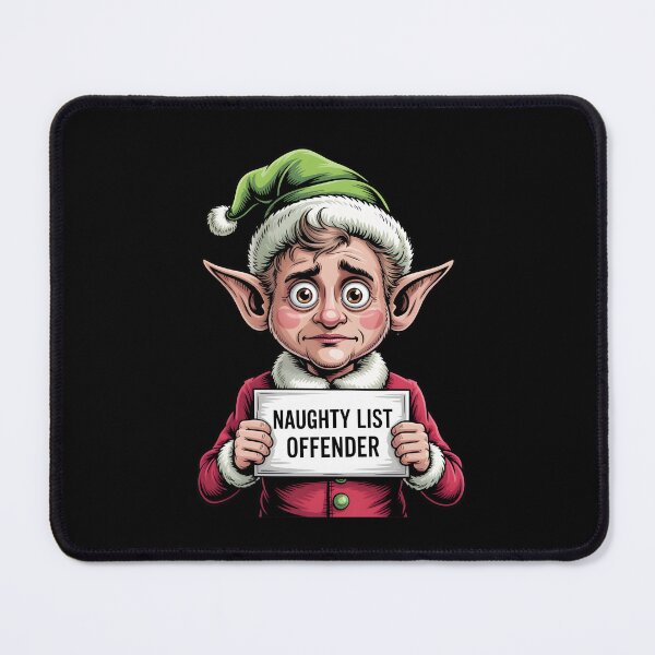 Item preview, Funny Christmas Elf With Big Ears Naughty List Offender designed and sold by 404wearpl.