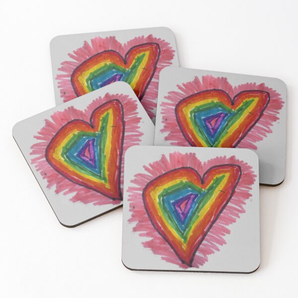 Item preview, Kiddie Rainbow Heart designed and sold by Think-In-Yellow.