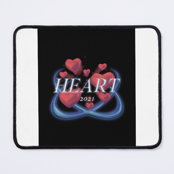 Item preview, HEART 2021 – Festive Pink Hearts & Blue Ribbon Celebration Design designed and sold by TeesHearts100.
