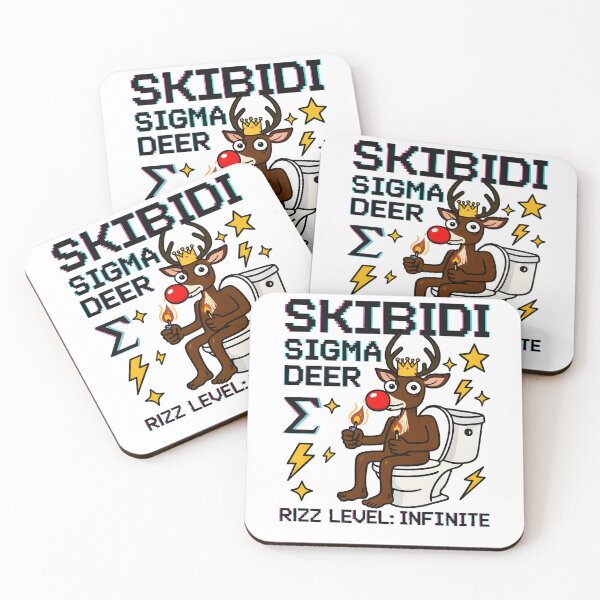 Item preview, Sigma Deer Meme Christmas Rizz Art designed and sold by AnnDesignStudio.