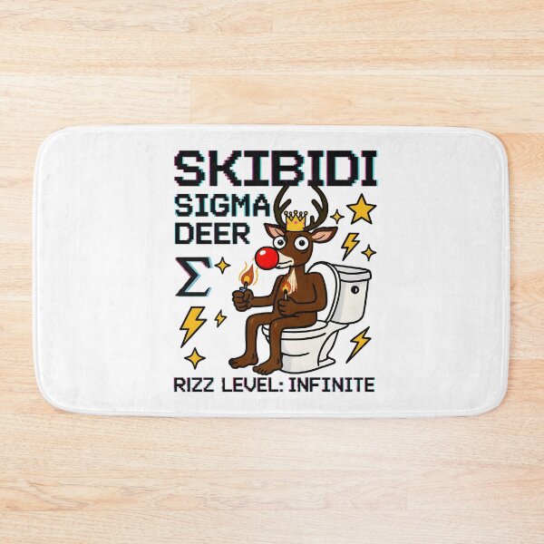 Item preview, Sigma Deer Meme Christmas Rizz Art designed and sold by AnnDesignStudio.