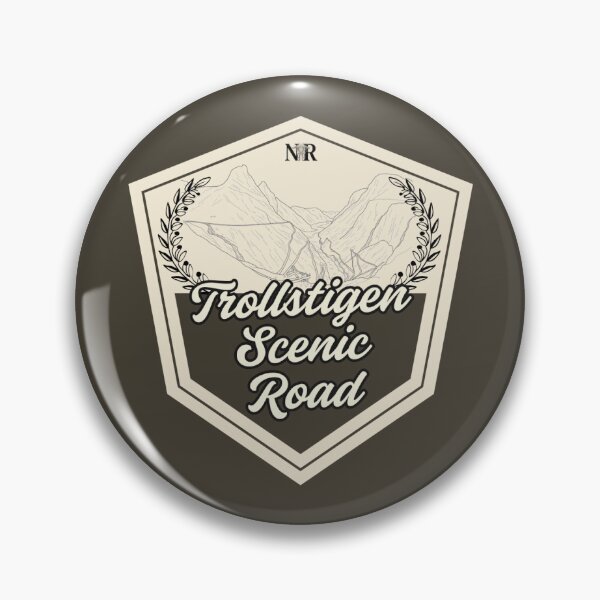 Item preview, Trollstigen Scenic Road sticker designed and sold by NordicRiders.