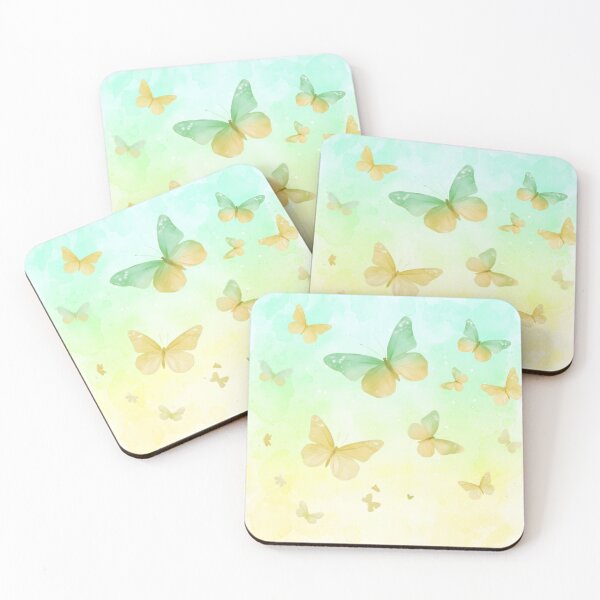 Item preview, Dreamy Mint Green Golden Watercolor Background designed and sold by EtherealFlutter.