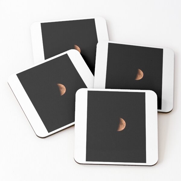 Item preview, Copper Half Moon In Night Sky Photographic Print designed and sold by Mother-Nature65.