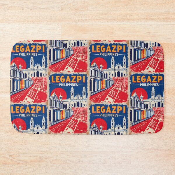 Item preview, Legazpi Philippines 1950s Retro Poster Tourism designed and sold by TravelersGems.