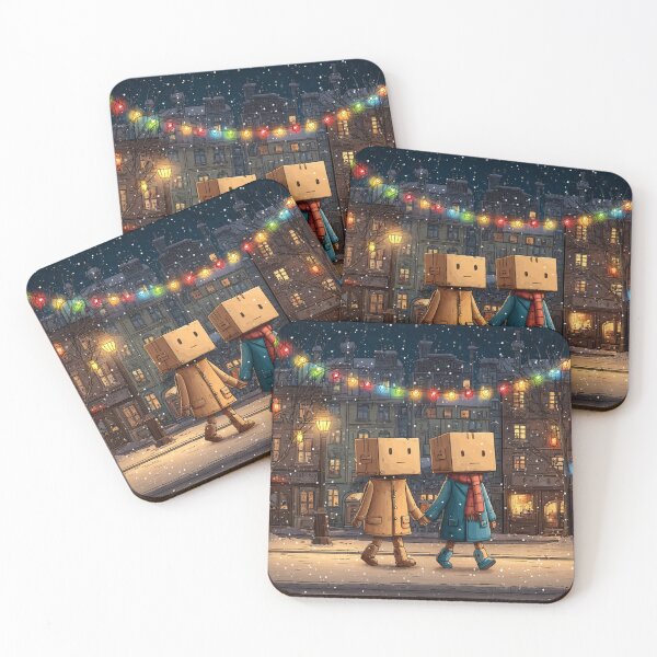 Item preview, Winter Night Walk — Cardboard Robots in Love designed and sold by casualnature.