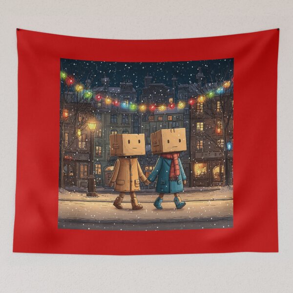 Item preview, Winter Night Walk — Cardboard Robots in Love designed and sold by casualnature.