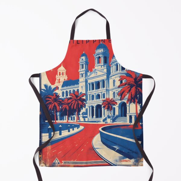 Item preview, Lucena Philippines 1950s Retro Poster Tourism designed and sold by TravelersGems.