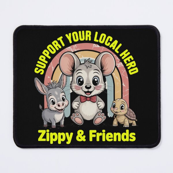 Item preview, Zippy & Friends Cute Retro Animal Tee designed and sold by Zippy Creation.