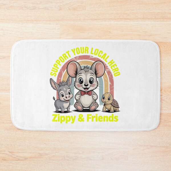 Item preview, Zippy & Friends Cute Retro Animal Tee designed and sold by Zippy Creation.
