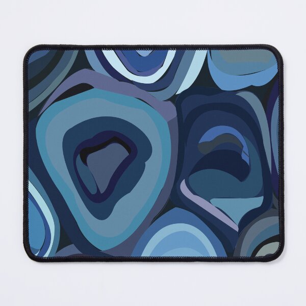 Item preview, Blue Half Circles Abstract Geometric designed and sold by Nisha Prabhu.