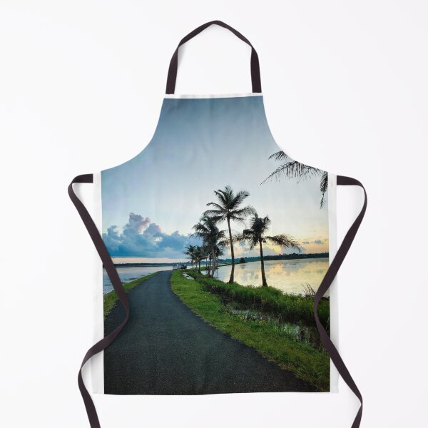 Item preview, Palm Trees Road Landscape Photographic Print designed and sold by Mother-Nature65.