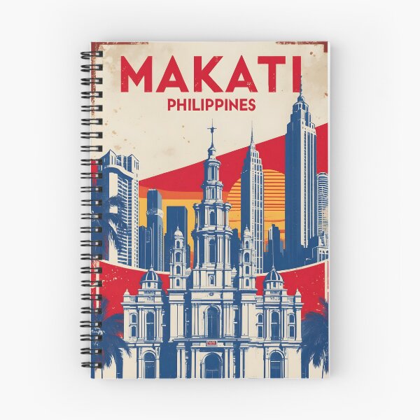 Item preview, Makati Philippines 1950s Retro Poster Tourism designed and sold by TravelersGems.