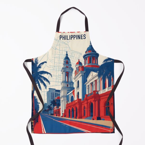 Item preview, Mandaluyong Philippines 1950s Retro Poster Tourism designed and sold by TravelersGems.
