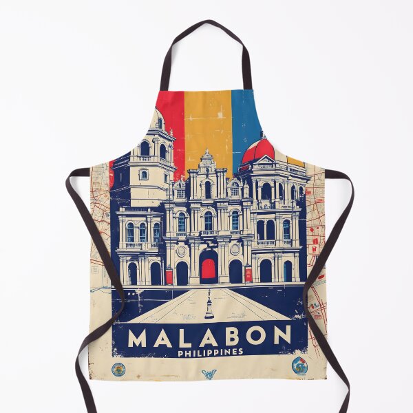 Item preview, Malabon Philippines 1950s Retro Poster Tourism designed and sold by TravelersGems.