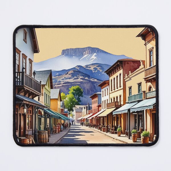 Item preview, Color splatter Western Town designed and sold by MirucaDesign.