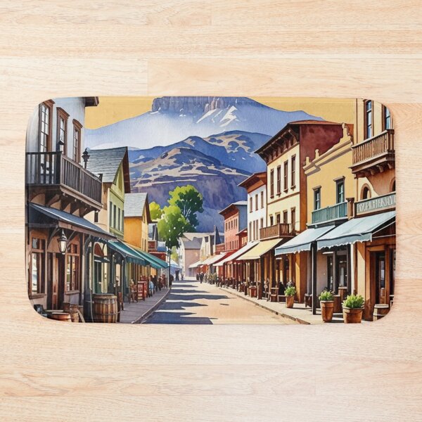 Item preview, Color splatter Western Town designed and sold by MirucaDesign.