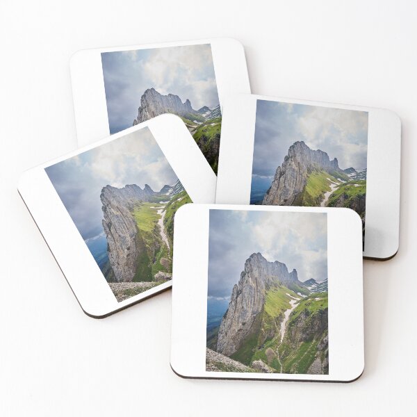 Item preview, Grassy Mountain Range Cloudy Sky Photographic Print designed and sold by Mother-Nature65.