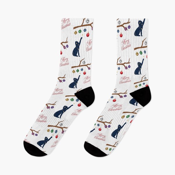 Item preview, Merry Christmas With a Magical Cat. designed and sold by Dinasshop.