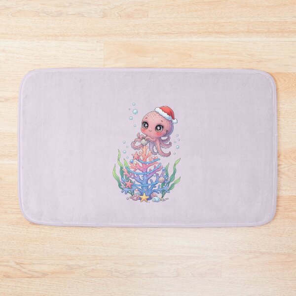 Item preview, Cute Christmas Octopus Coral designed and sold by Itsheartshop.