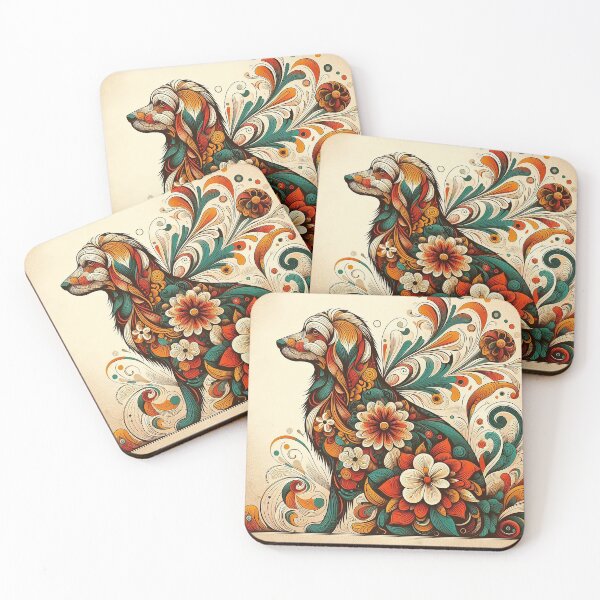 Item preview, Thai Floral Dog Bloom  designed and sold by Vanich-Panich.