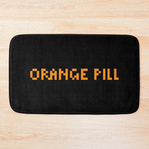 Item preview, Orange Pill Bitcoin designed and sold by CyberRex.