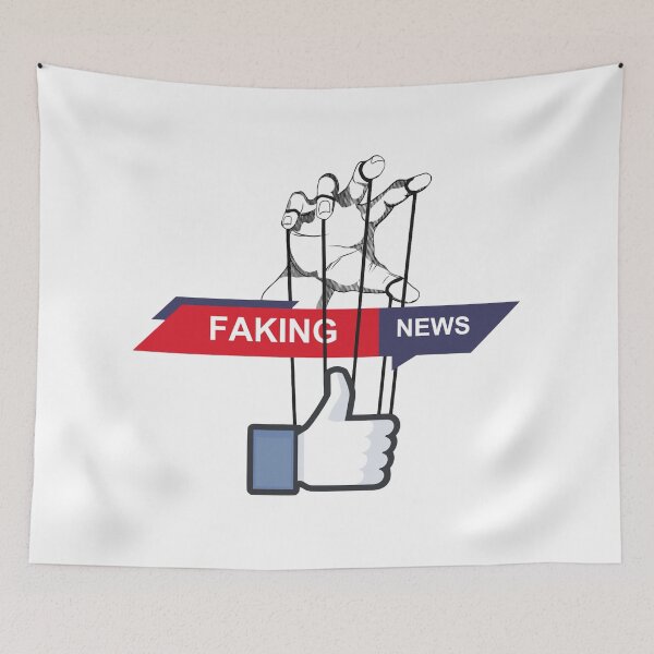 Item preview, Faking News - Media Manipulation Puppet Master Design designed and sold by ChilliStylish.