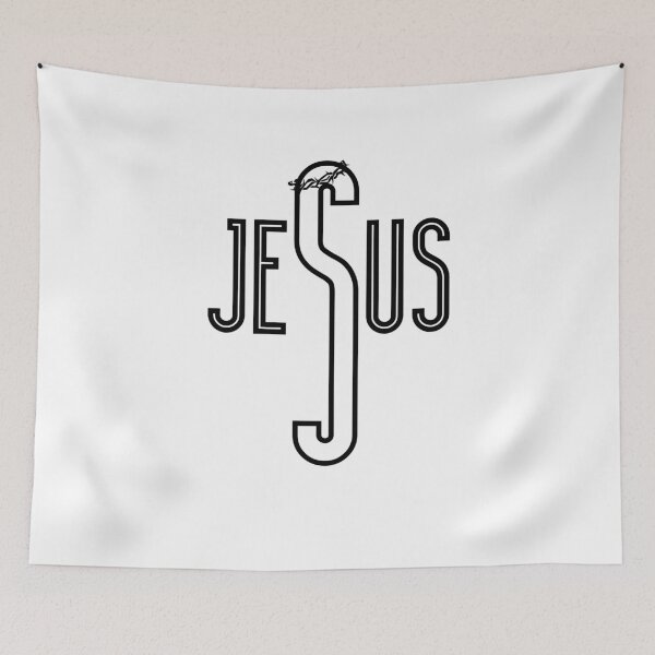 Item preview, Jesus Name Crown of Thorns Minimalist Design designed and sold by NIcholas-Soares.