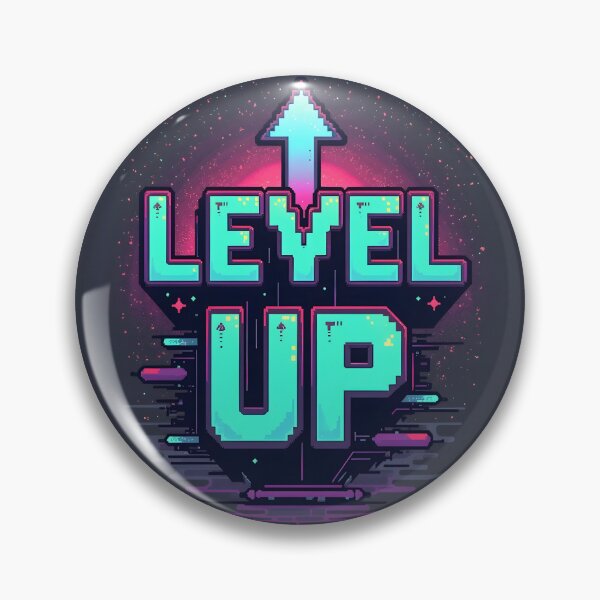 Item preview, LEVEL UP – Retro Pixel Gaming Aesthetic designed and sold by nhk999.