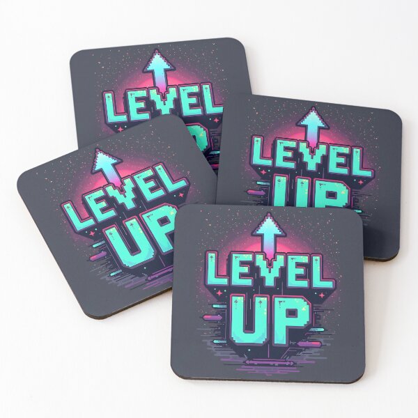 Item preview, LEVEL UP – Retro Pixel Gaming Aesthetic designed and sold by nhk999.