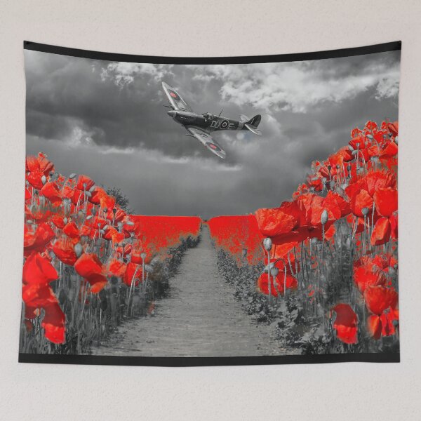 Item preview, Spitfire Poppy Field designed and sold by Alisonchambers2.