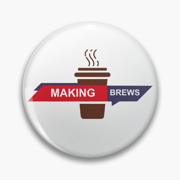 Item preview, Making Brews - Coffee Lover Breaking News Parody Design designed and sold by ChilliStylish.